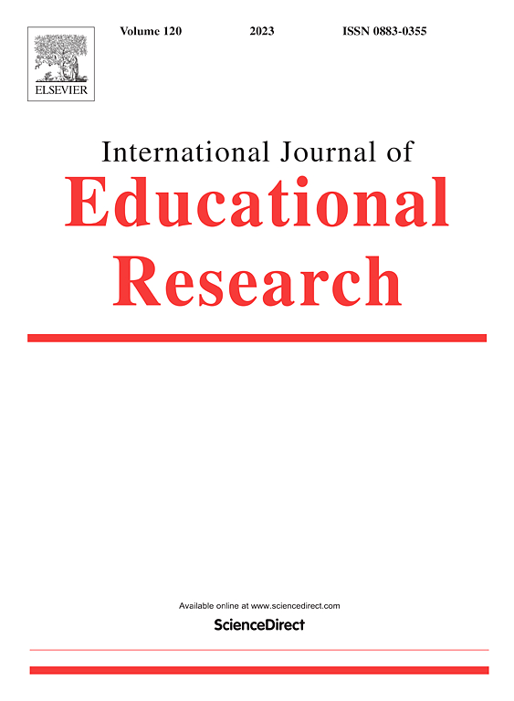 Go to journal home page - International Journal of Educational Research